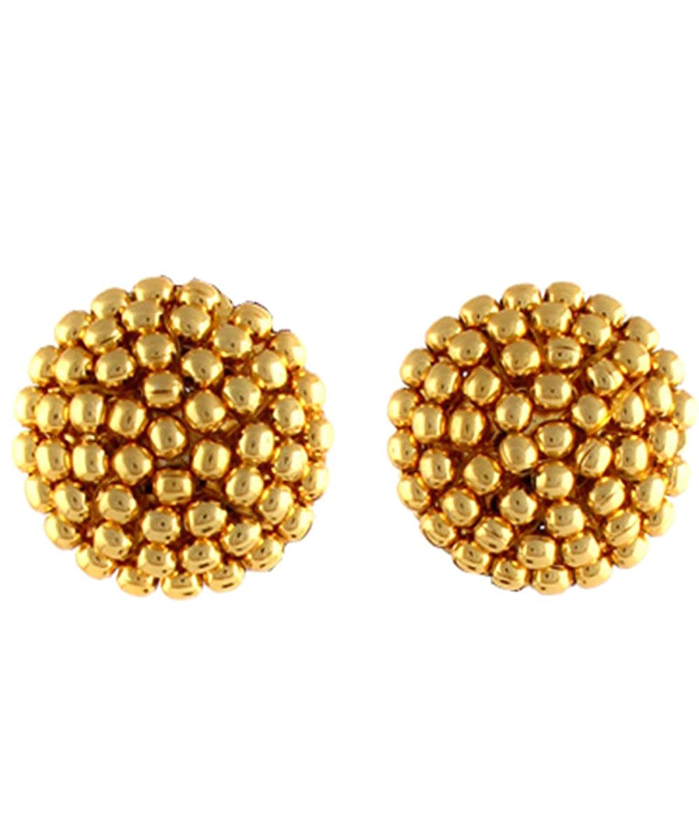 Minimalism Gold Stud Earrings Fashion Semicircle Spherical Type Design  Inlay Full Small Zircon Jewelry For Women Birthday Gift - AliExpress