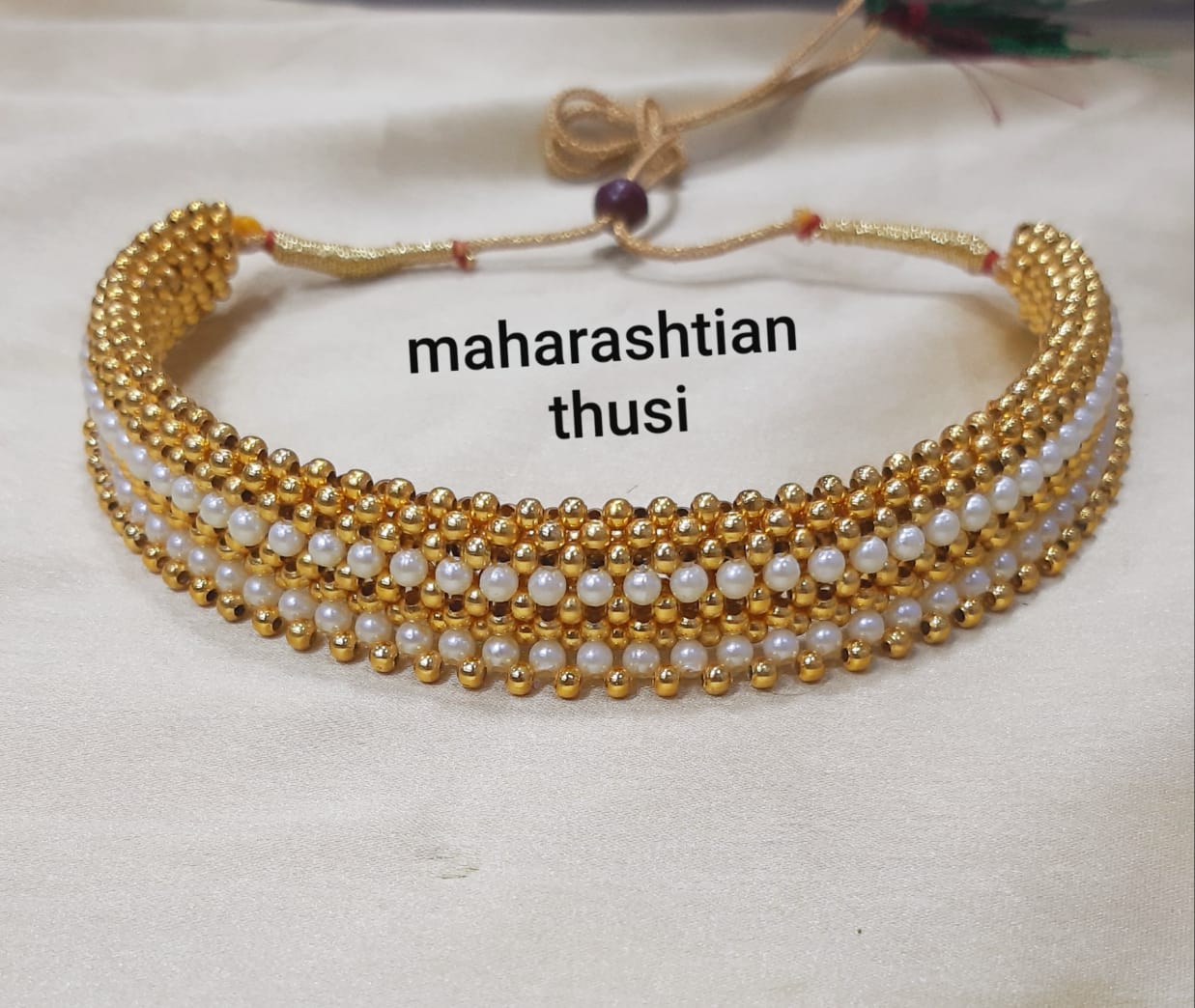 Maharashtrian 2024 pearl choker