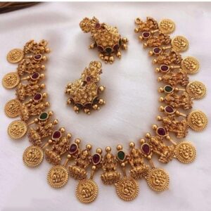 Indian Choker Necklace Online | Real Gold Jewelry | Real Gemstones