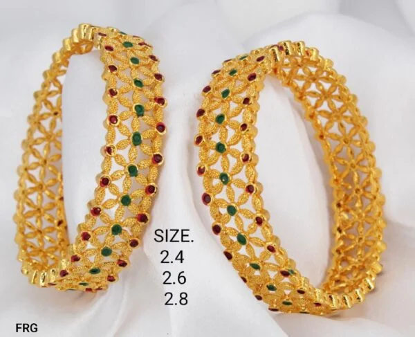 Antique Copper Traditional Bangles For Women / Girl