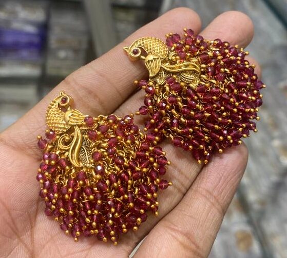 Trending Peacock Jhumka Earrings Design - J.S Jewellery Store PK