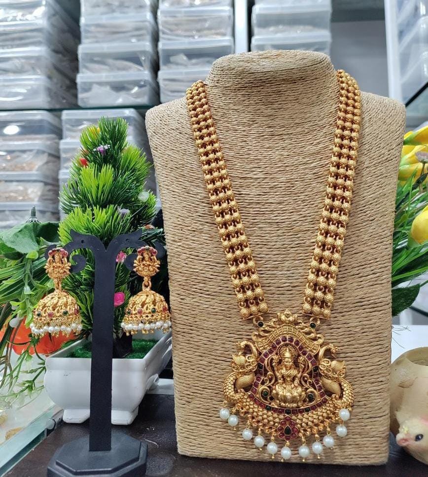 Lakshmi long 2025 necklace set