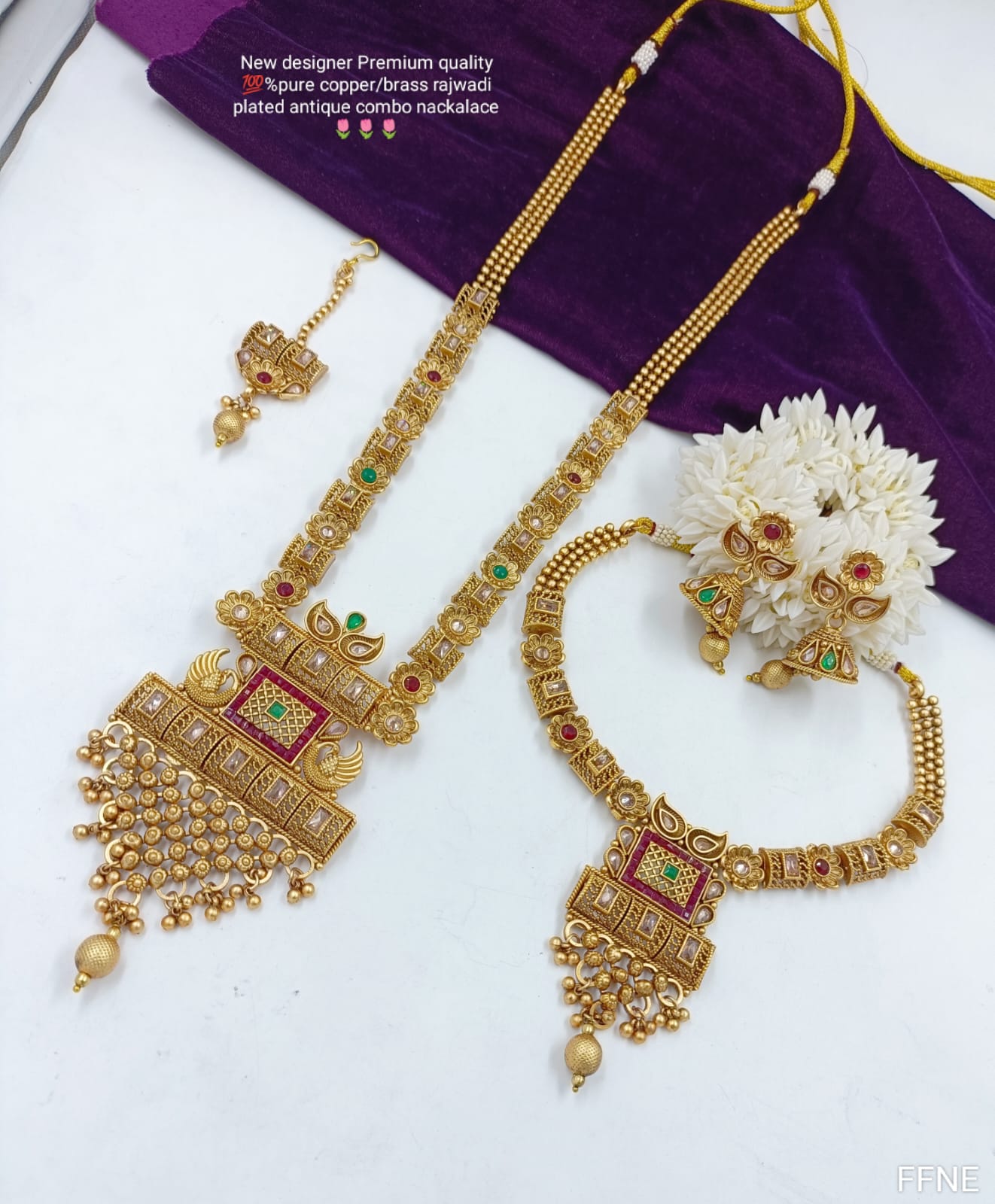 Rajwadi necklace set on sale online