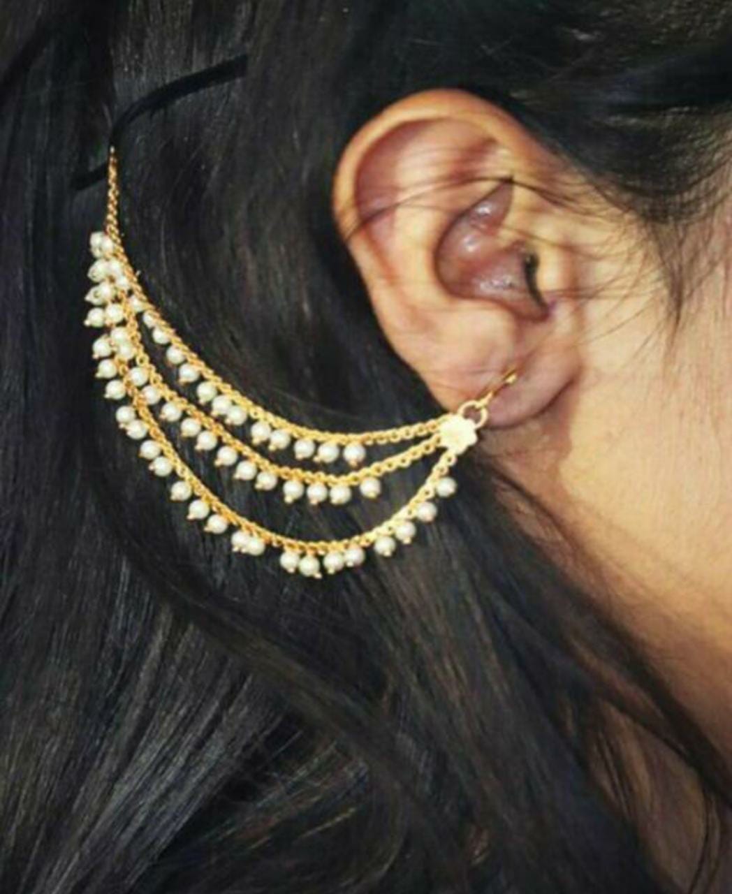 Top 148+ earring chain design