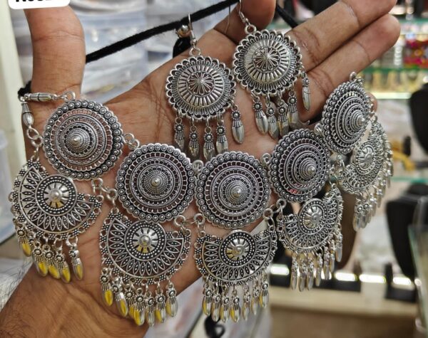 Wholesale Silver Oxidized Earrings Supplier from Madurai India
