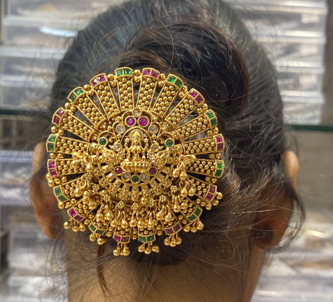 Statement Golden moon designer headband party hair accessory at ₹1150 |  Azilaa