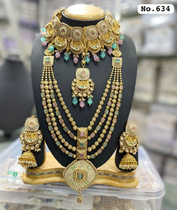 Rajwadi Semi Bridal Jewellery