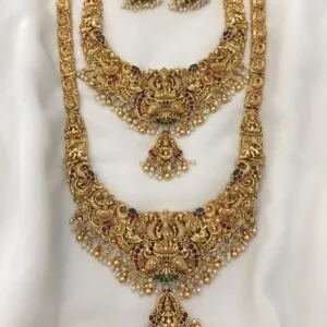 Temple Jewellery Combo Set
