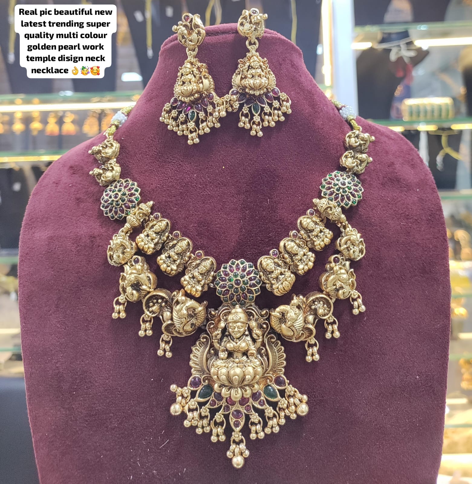 Best Quality Trending Choker Necklace Set With Earring