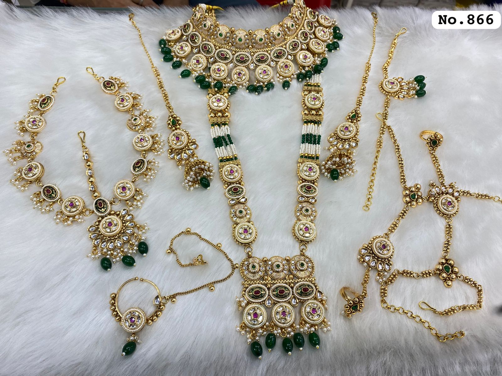 Alltrend Elegant Kundan Bridal Jewellery Set – Exquisite Jadau