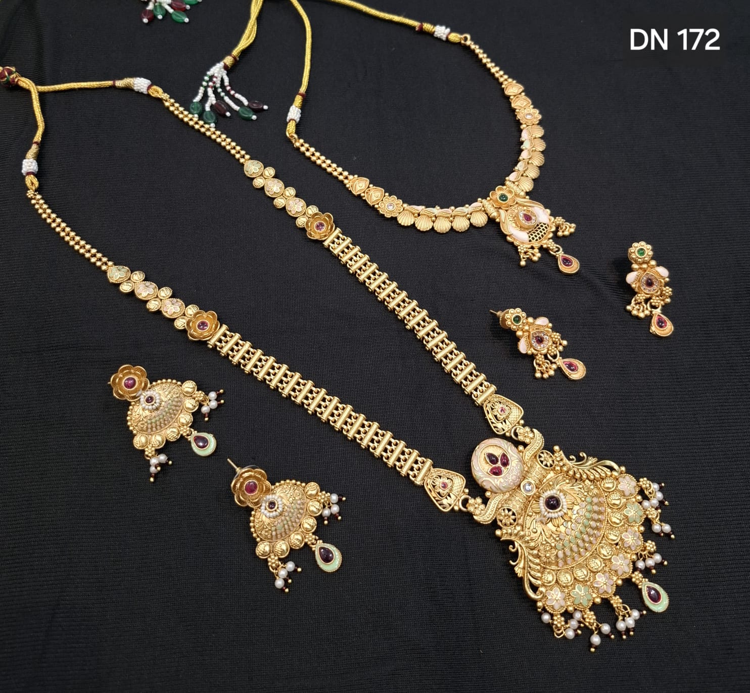 Rajwadi Combo Necklace Set
