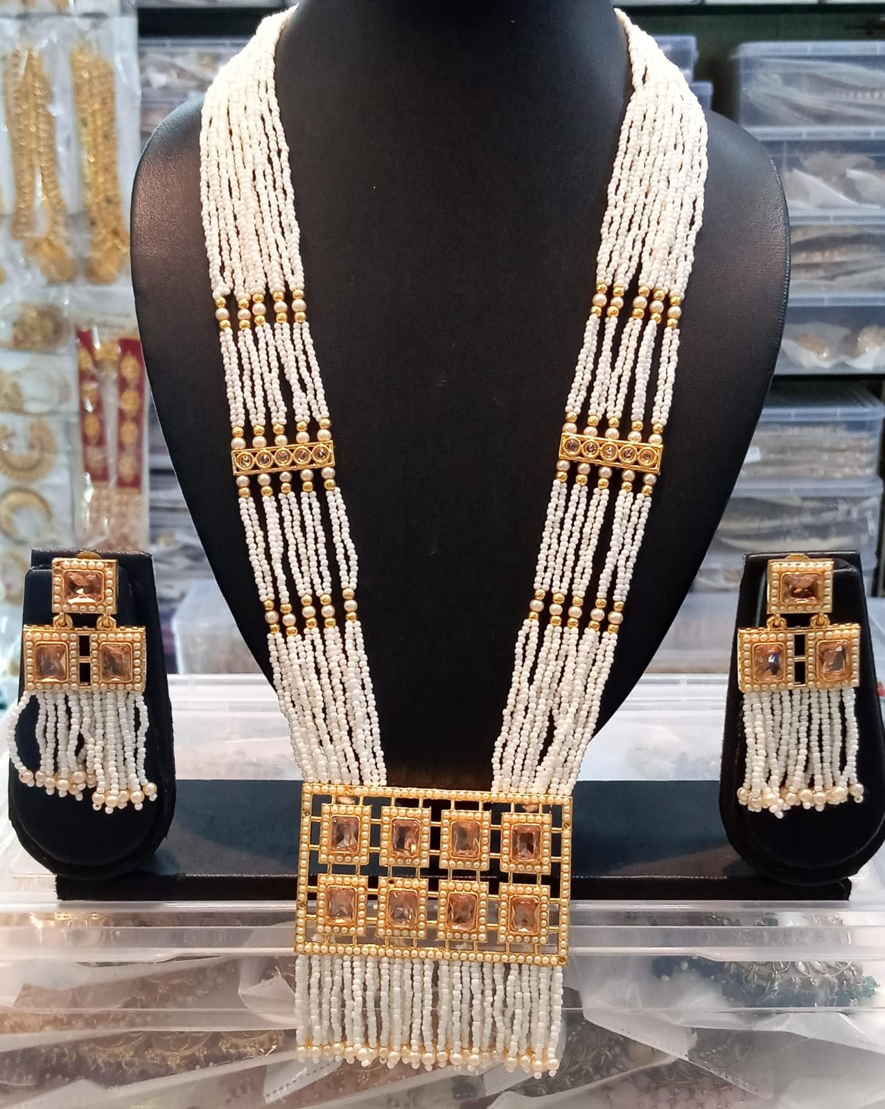 Rajwadi Style Rani Haar Perfect for Weddings Function Festivals