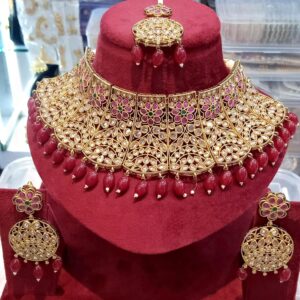 Gold Plated Jodha Akbar Handcrafted Bridal Jewellery Set