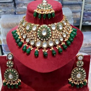 Premium Quality Jodha Akbar kundan Polki Bridal Choker Set