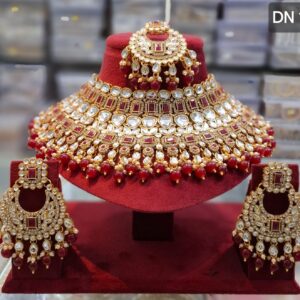 Best Quality Jodha Akbar kundan Polki Bridal Choker Set