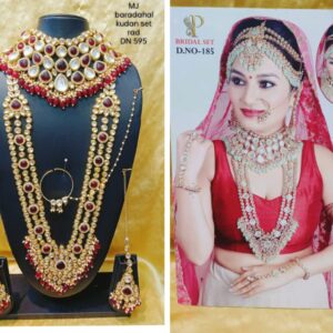 Kundan Bridal Jewelry Set Bollywood Inspired Kundan Jewellery