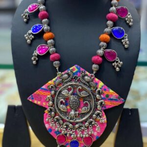 Navratri Dandiya Statement Necklace for Women