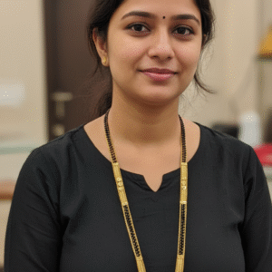 Designer 30 Inch Gold Plated Mangalsutra with Long Rectangular Pendants | Ornate Black Beads Nallapusalu Twin Vati Necklace