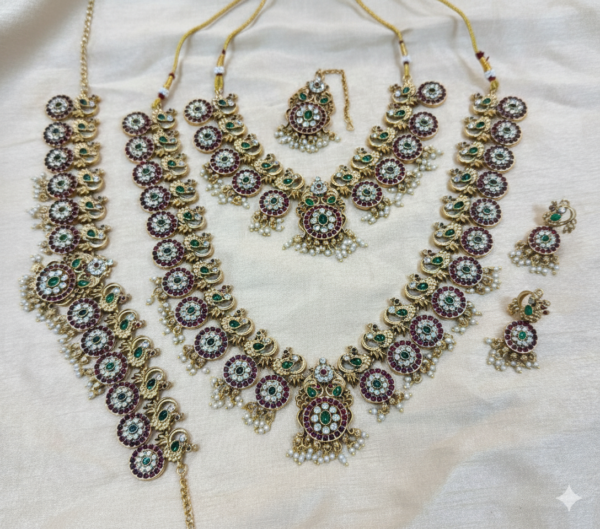 south indian semi bridal set