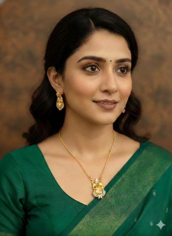 chain pendant set Warm Amber