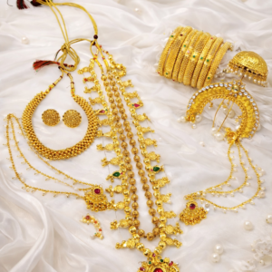 Traditional Marathi Wedding Jewellery Set | Gold Plated Ethnic Bridal Set