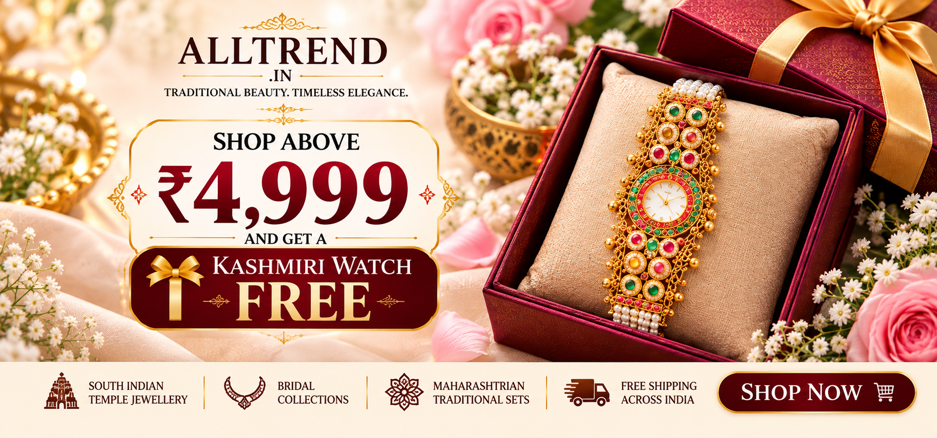 Kashmiri Watch Luxury Festive Offer